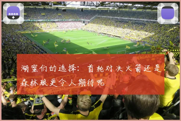 湖蜜们的选择：首轮对决火箭还是森林狼更令人期待呢